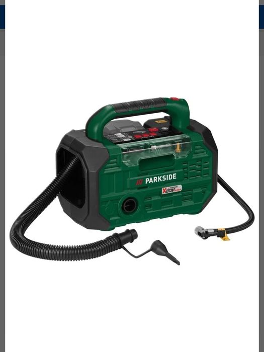 Compressor e inflador recarregável de 20 V parkside
