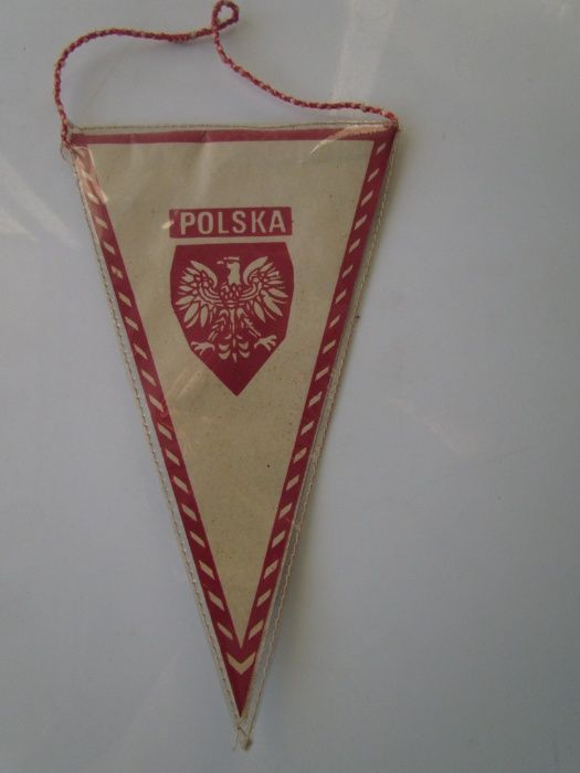 Proporczyk Bielsko-Biała herb Polska flaga Orzeł bez korony