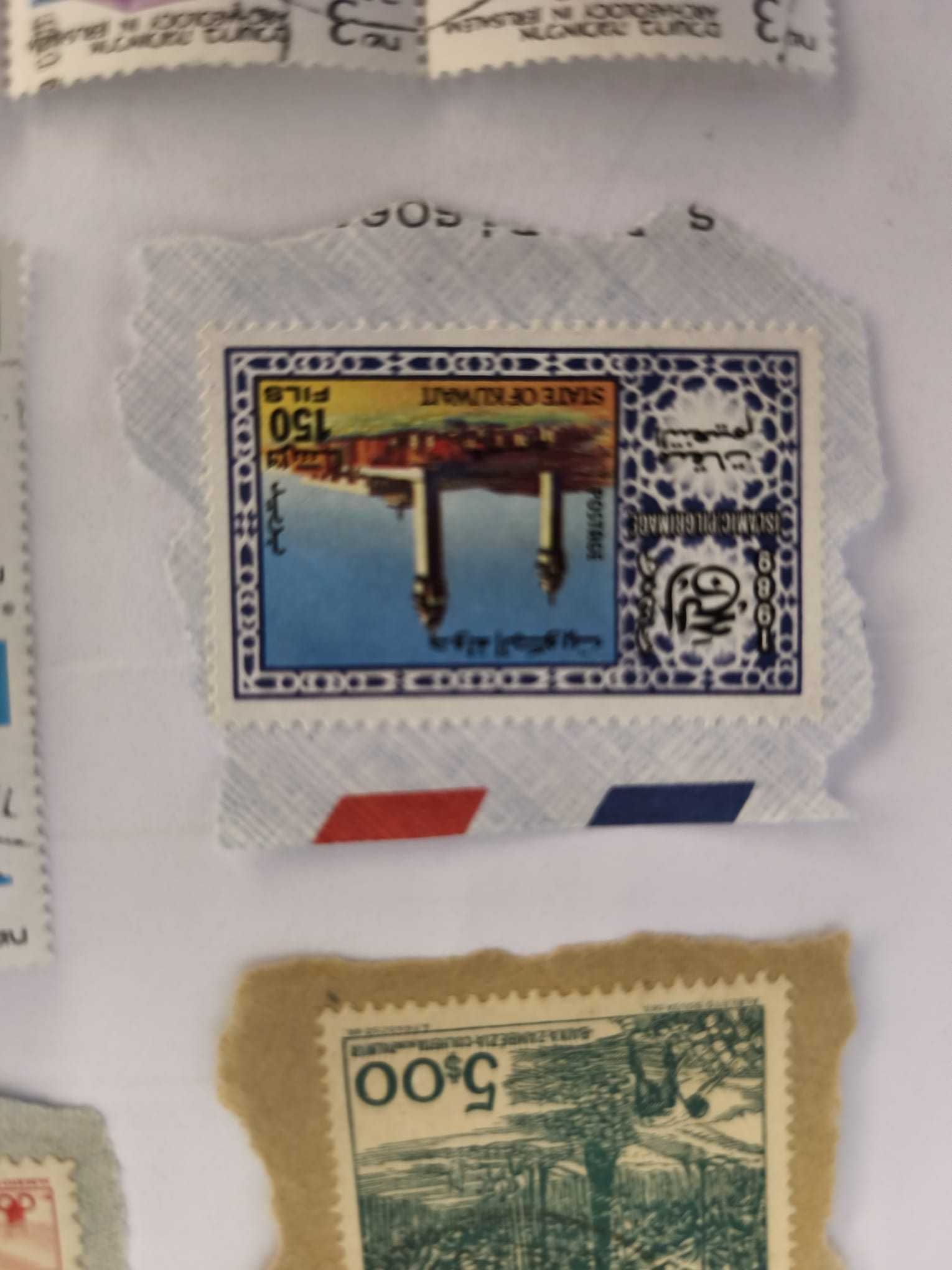 Selos novos e usados