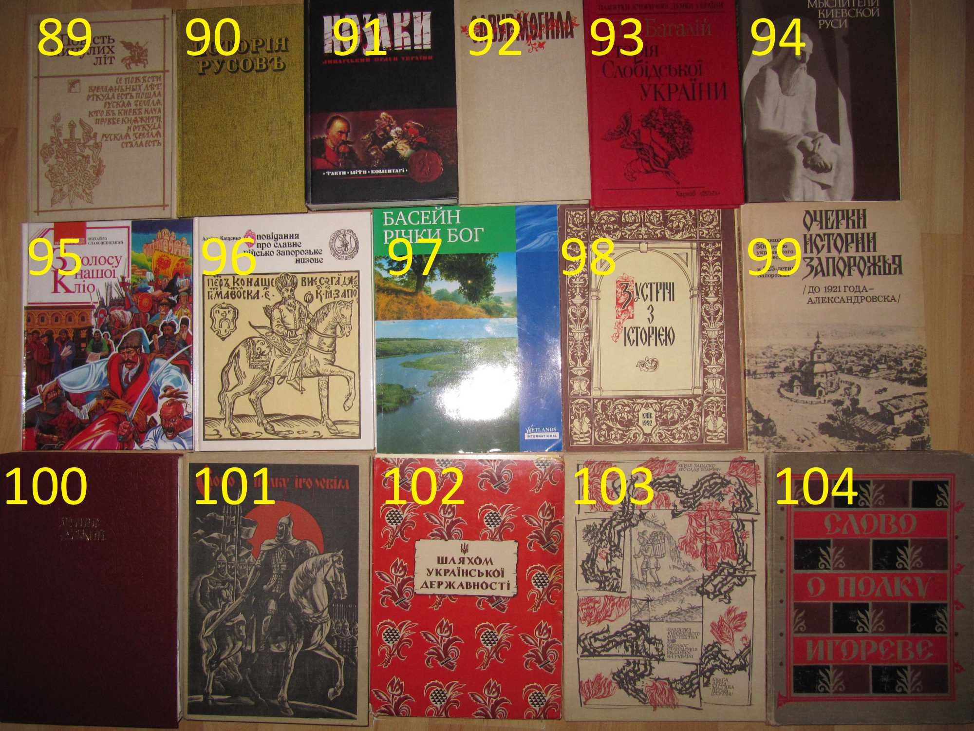 книги/стародавня історія України/Слово о полку Ігоревім/козаки/літопис