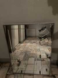Espelho de casa de banho com luz ajustável