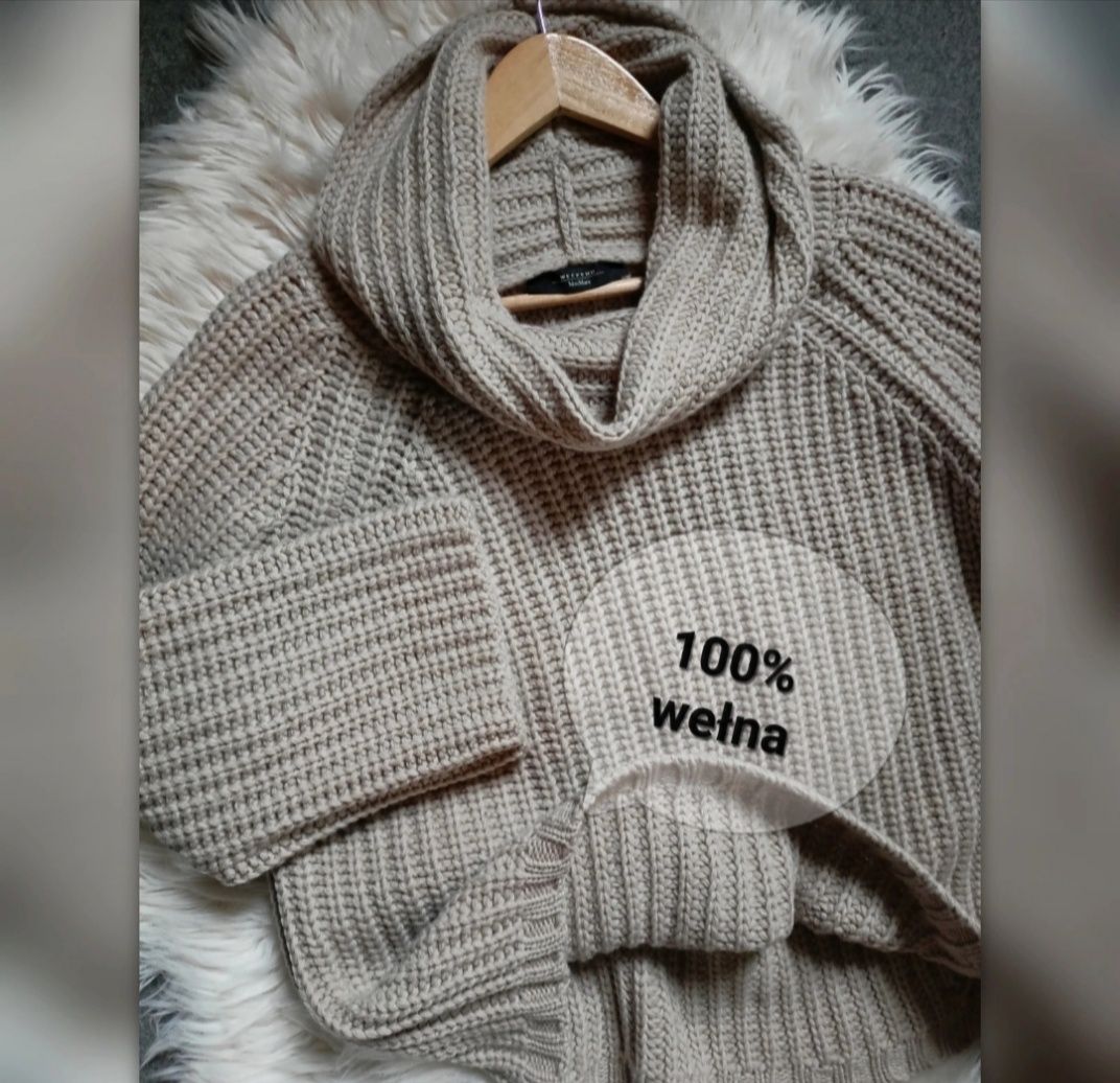 Sweter wełna Max Mara