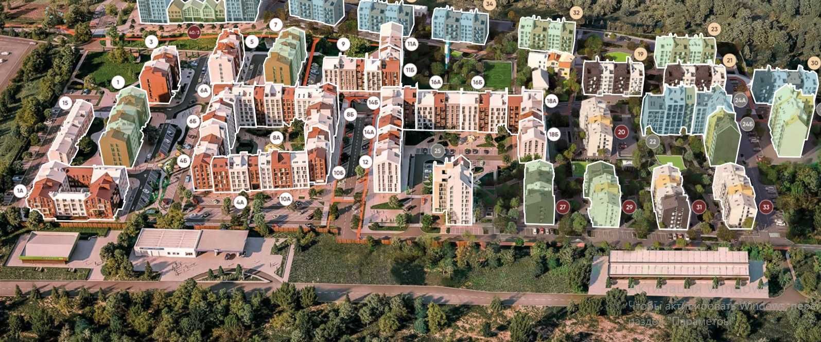 Продаж 1 кімн Білий Шоколад CENTER ,   без %