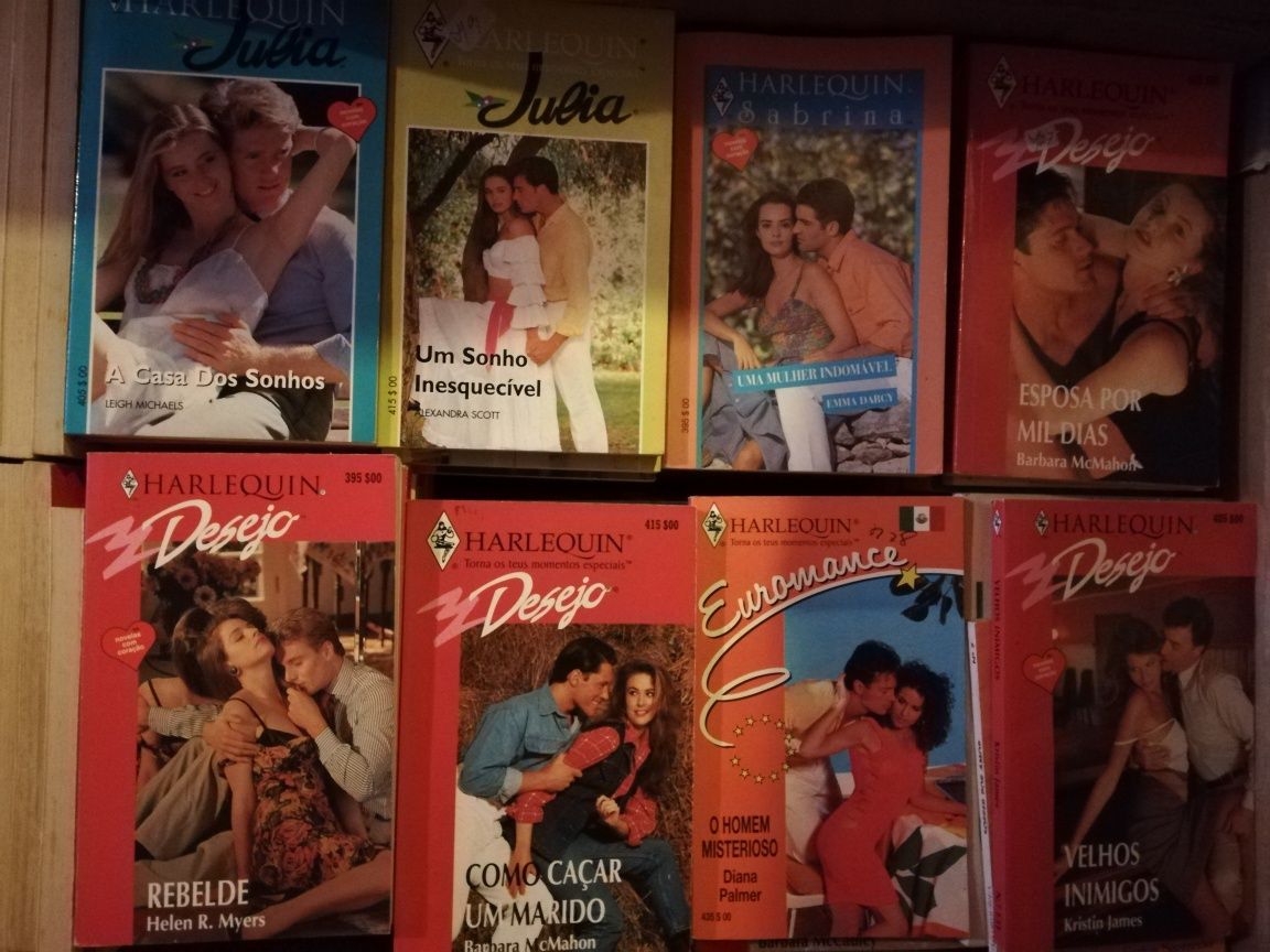 175 Livros Harlequin - Romances