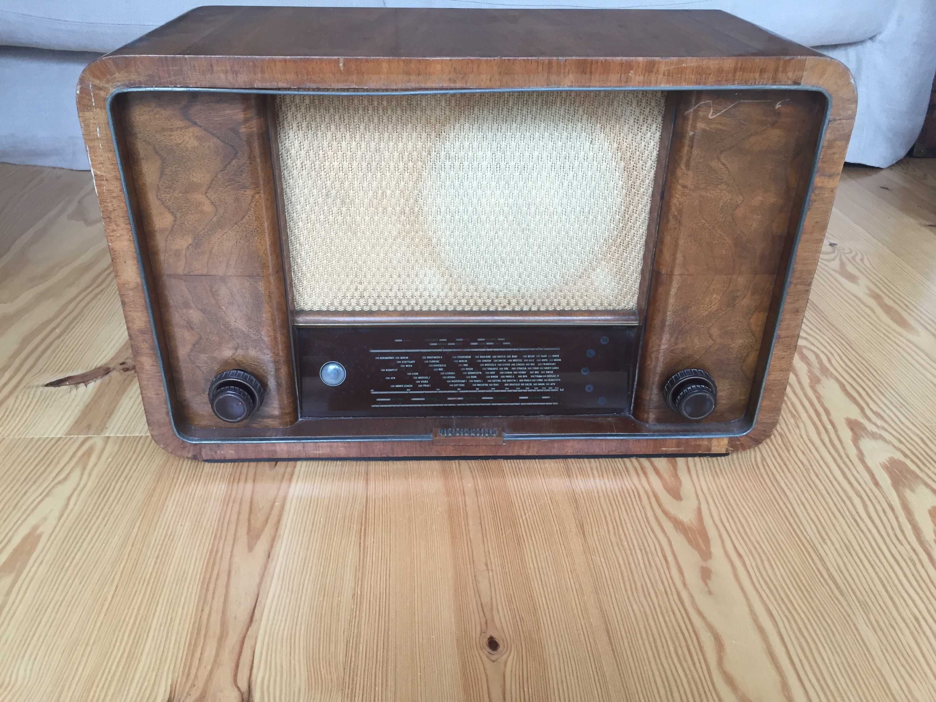 Rádio Antigo Korting Supra-Selector 51W, de 1950-51