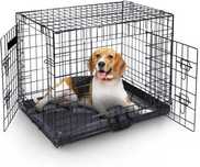 Novo! Dog Crate Jaula Transportadora Metálica XS S M L XL XXL