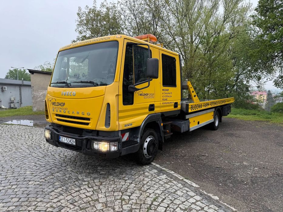 Iveco Eurocargo  autolaweta, hydrauliczny najazd, nowe zawieszenie, widelec