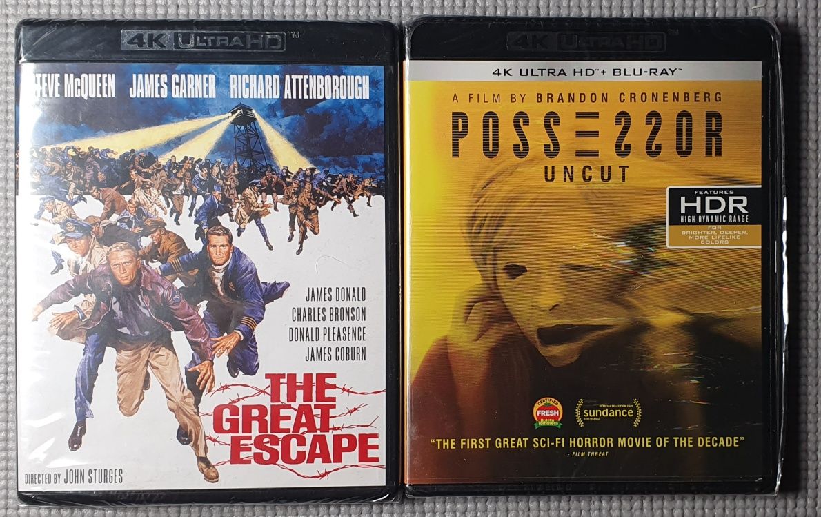 Zestaw 2 filmów 4K UHD "Possessor" / "Wielka ucieczka"