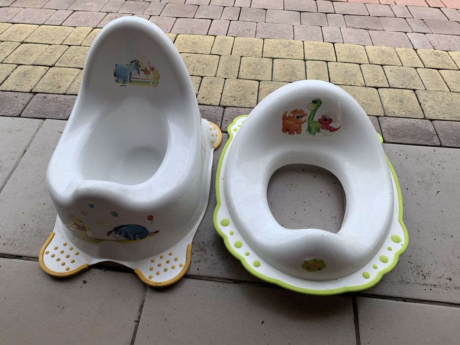 Детский горшок с дополнительным сиденьем