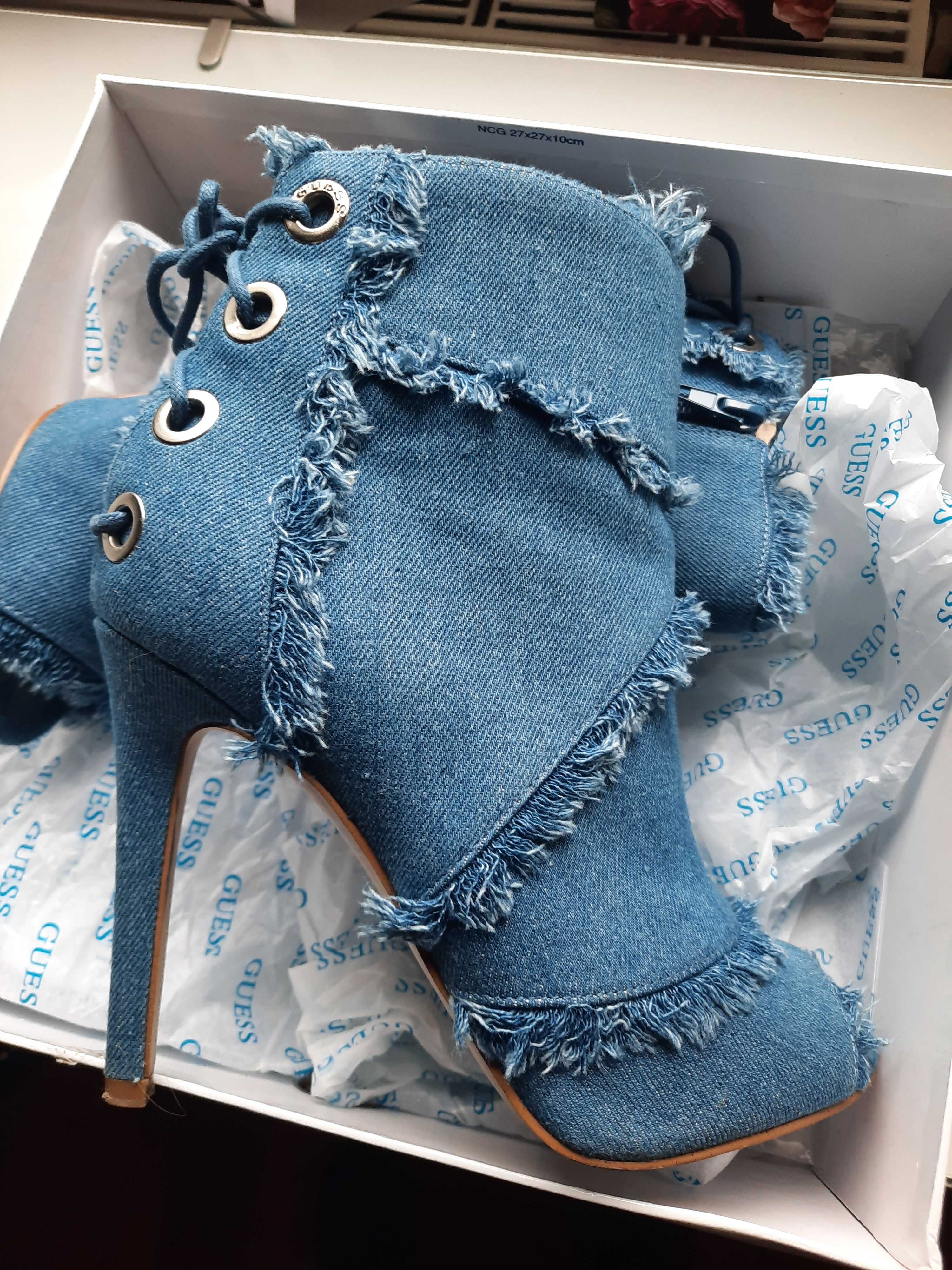 Botki jeans Guess