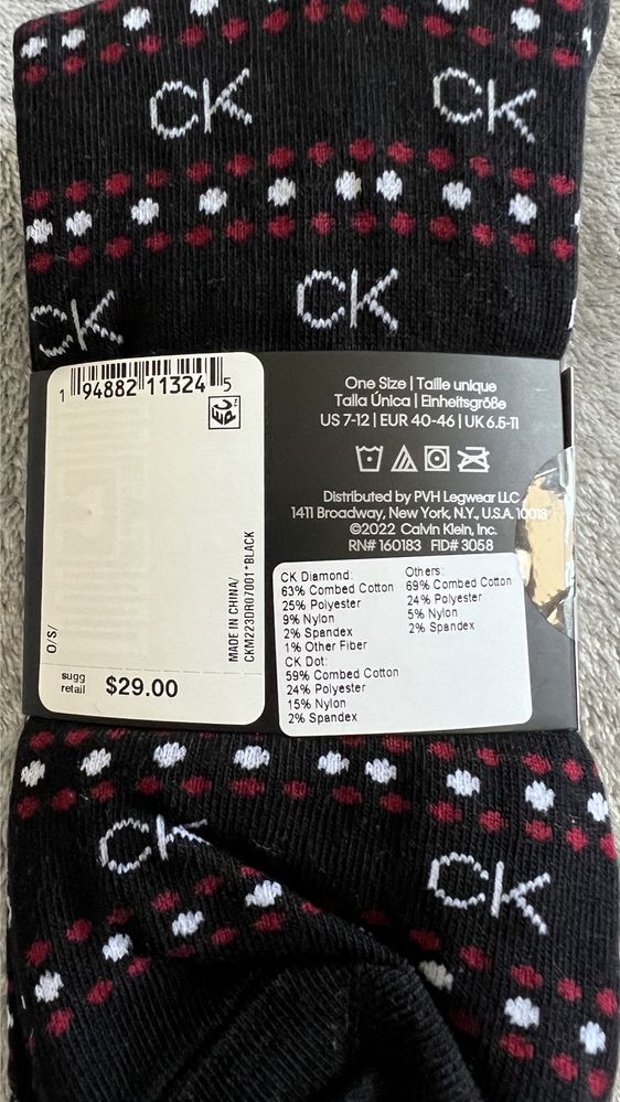 Шкарпетки Calvin Klein носки оригінал 4 шт