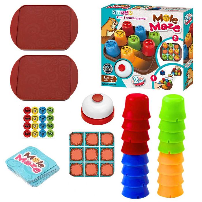 Gra logiczna edukacyjna nauka logicznego myślenia 2 gry