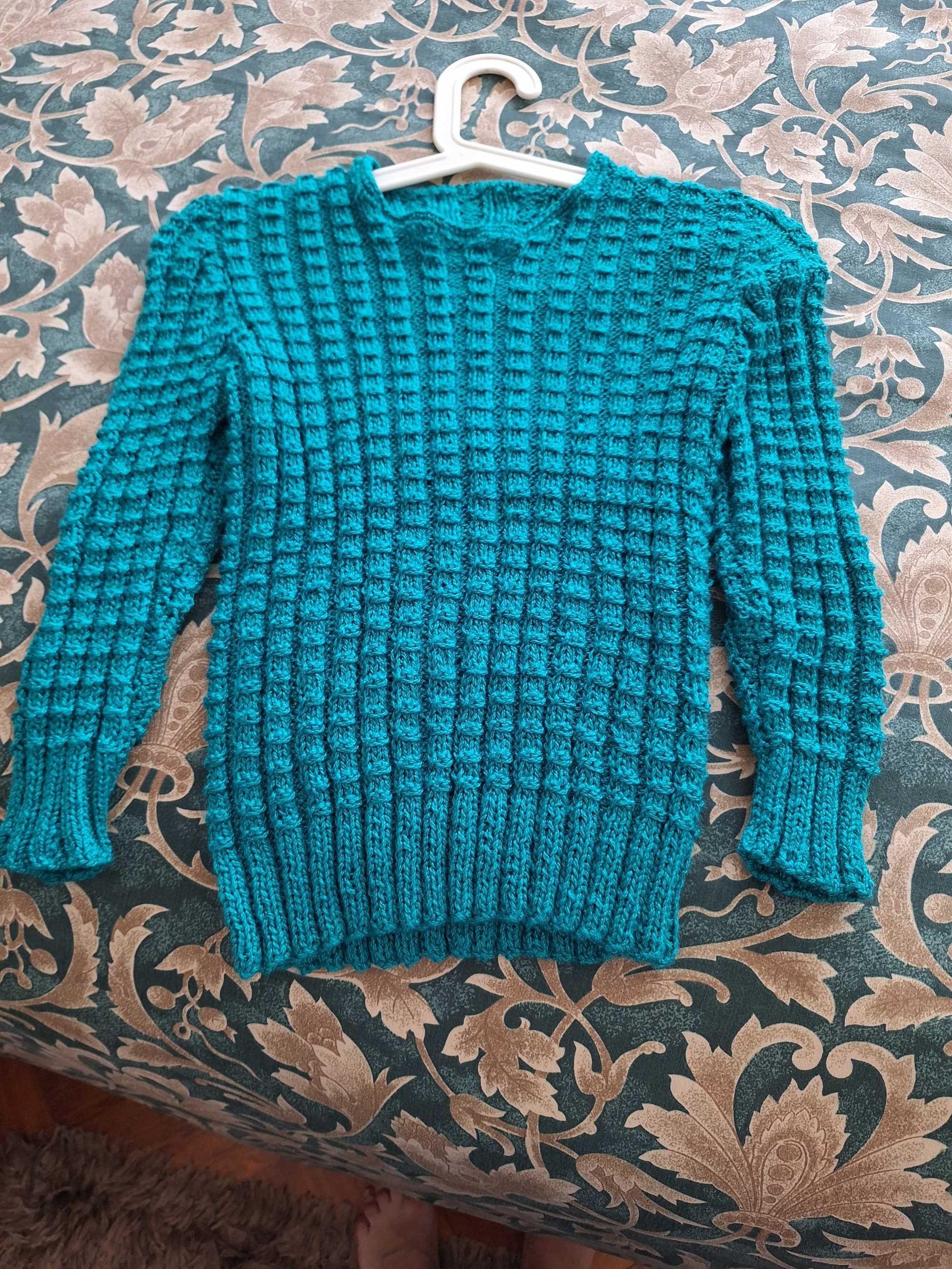 Camisola de croché feita à mão