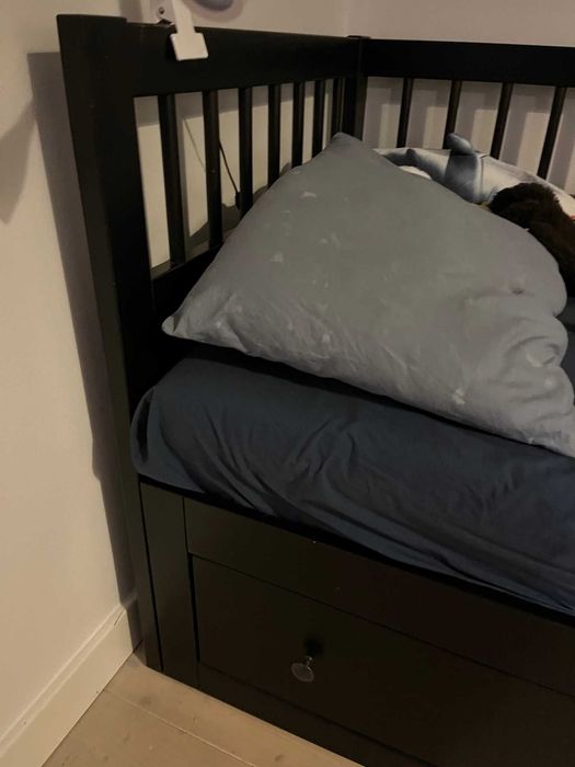 Łóżko Hennes Ikea rozkładane pod materac 200x80