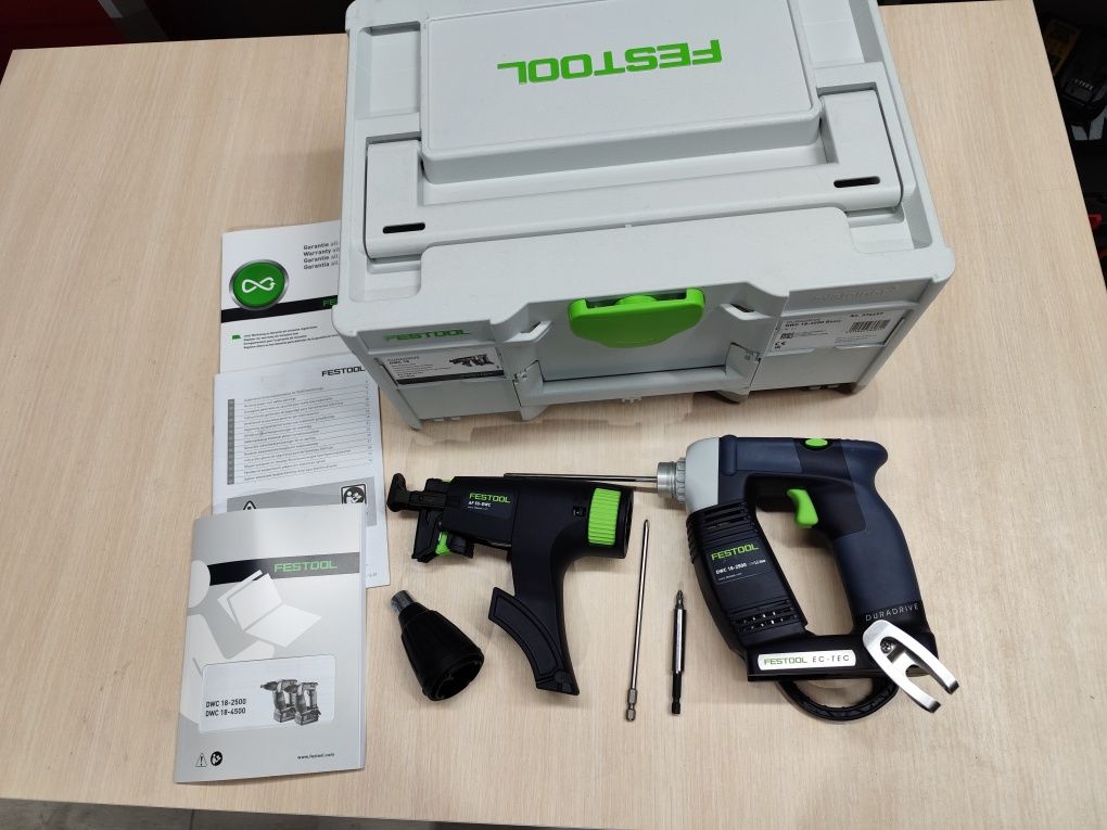 Festool DWC 18-2500 акумуляторний безщітковий шуруповерт стрічковий