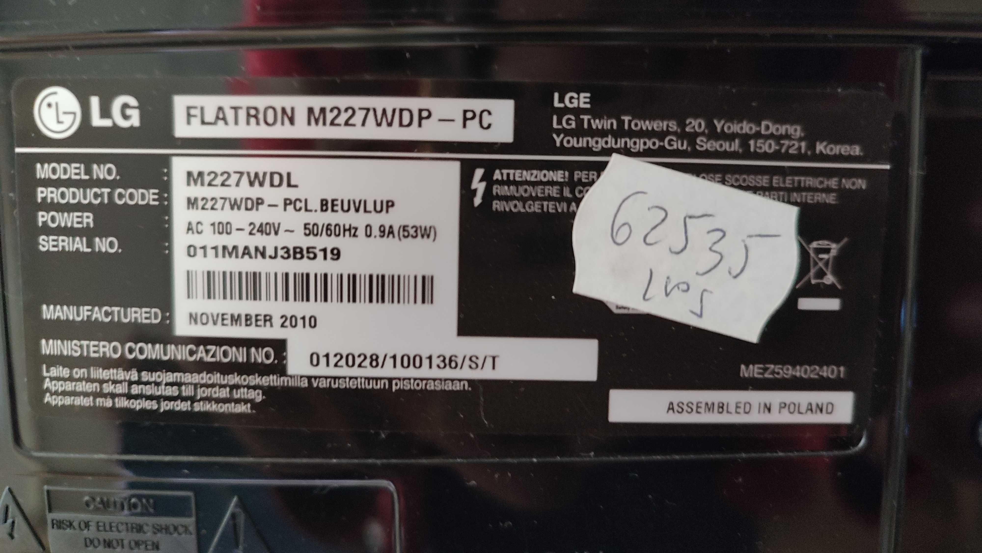 Monitor LG Flatron M227WDP