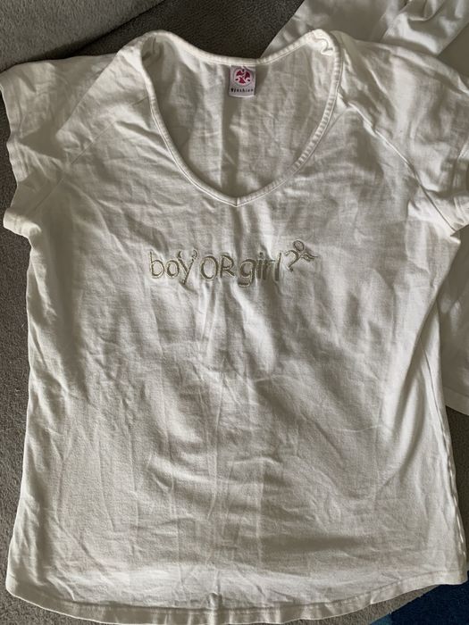 Bluzka ciążowa w r S/M z krótkim i z długim rękawem