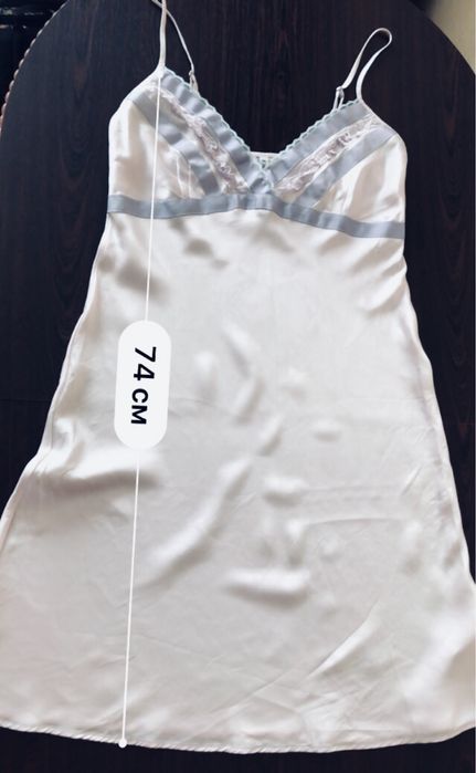 Брендова 100% нат шовк Palmers розм S 42-44 комбінація сорочка шелк