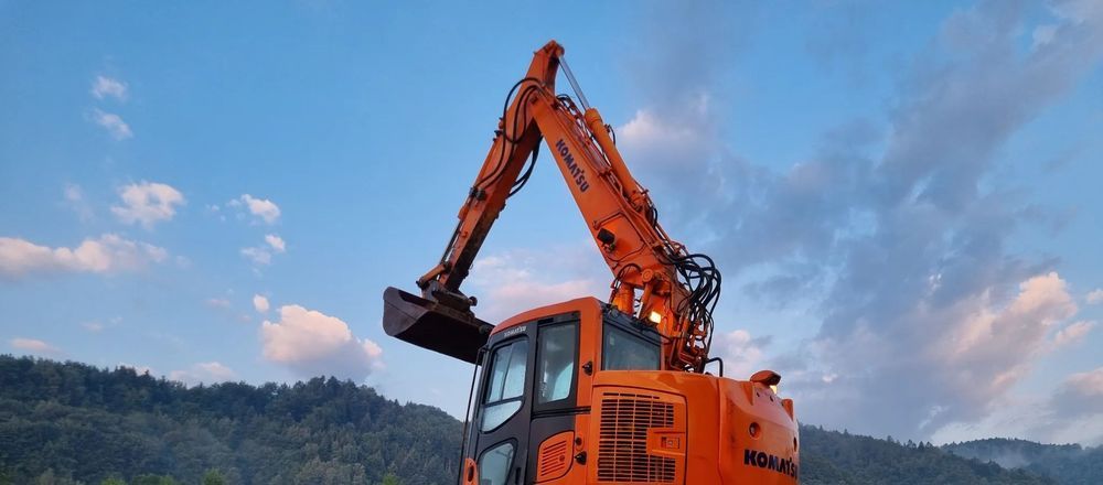Komatsu Koparka 15 ton PC138US-10 3x Łamane ramię Klima 2017r z Norwegii 5100mt centr.smarowanie Jak Nowa z Norwegii  Aktualne Serwisy w DEKRA BMWT SGS kamera szyberdach Zero luzu wycieków
