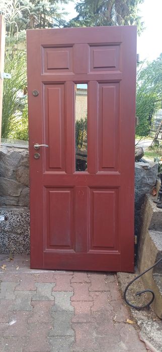 Drzwi drewniane zewnetrzne