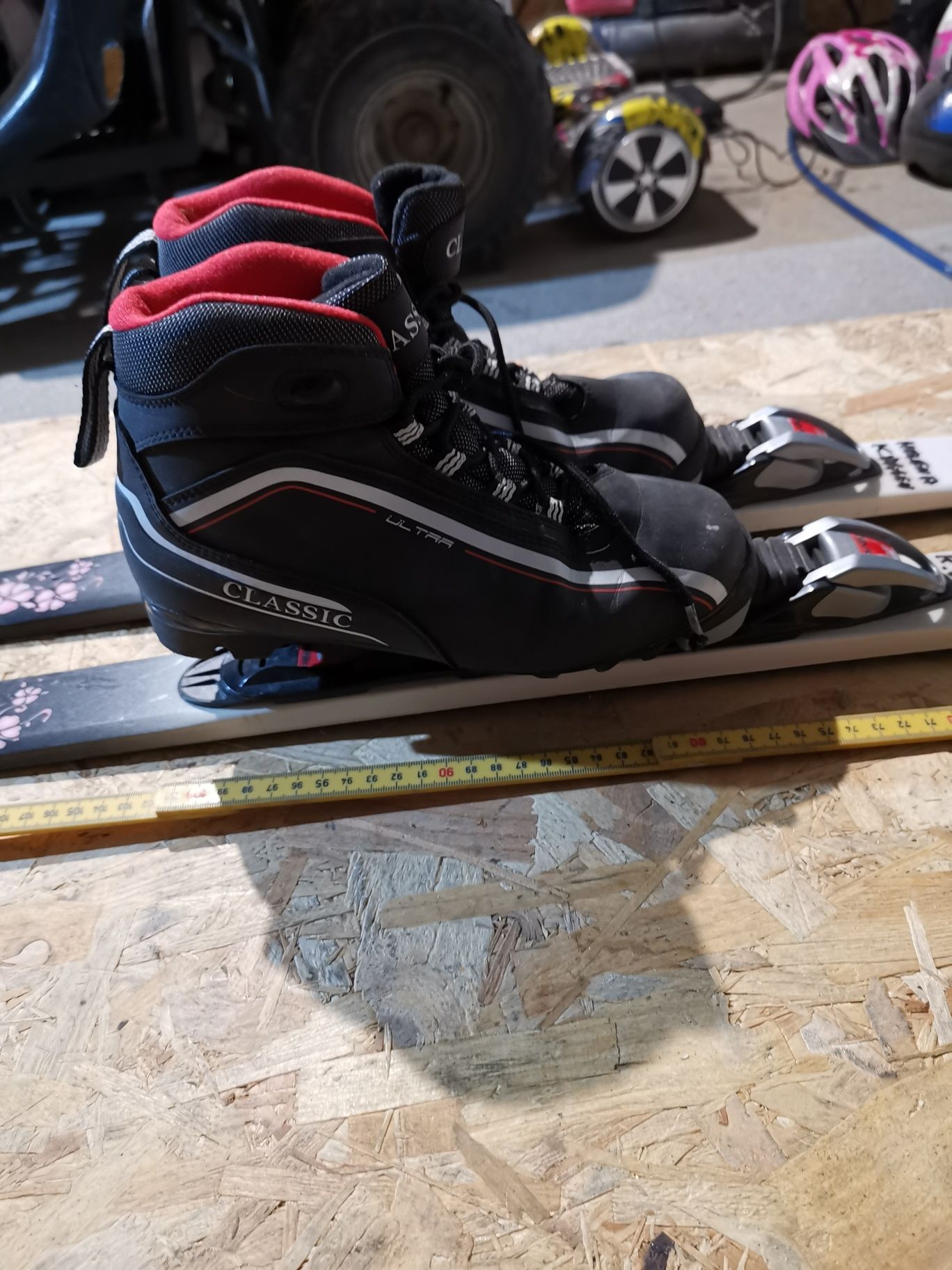 Narty biegowe 140cm z butami 37