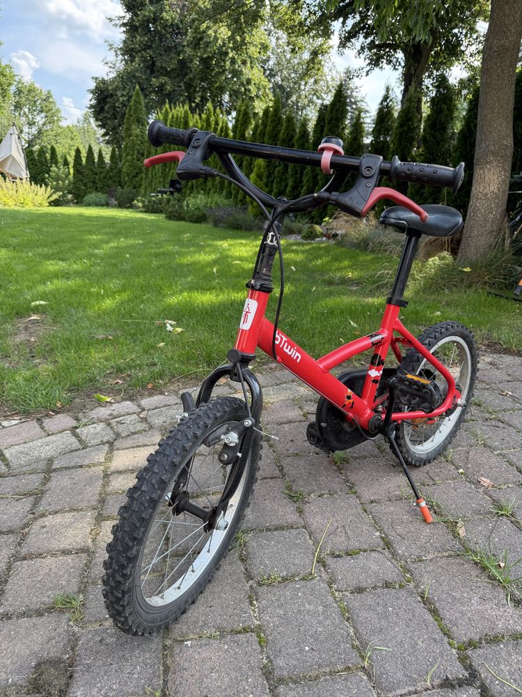 Rower dziecięcy btwin 16 czerwony