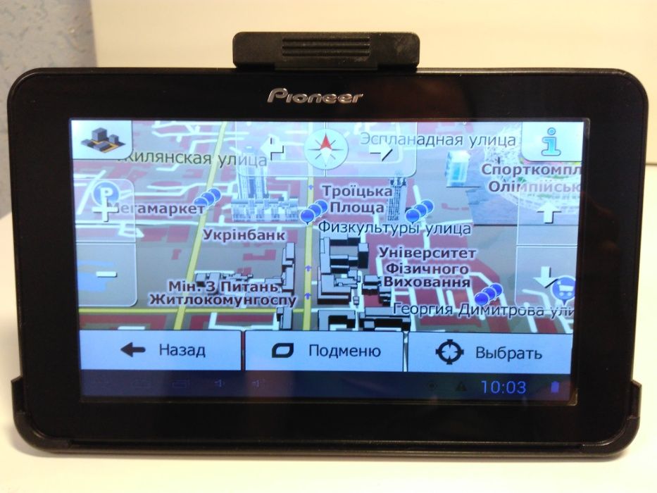 GPS навігатор Pioneer 7’’ HD, Android! + Wi-Fi! Карти 2024р!