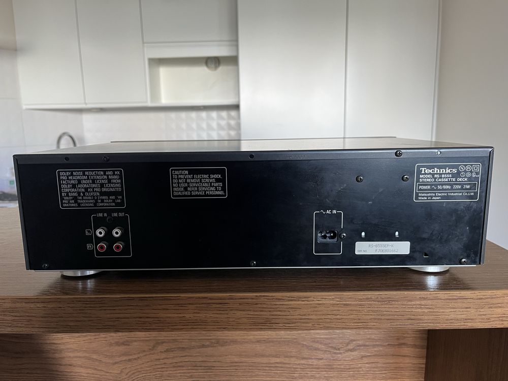 Magnetofon Technics Stereo Cassette Deck RS-B555