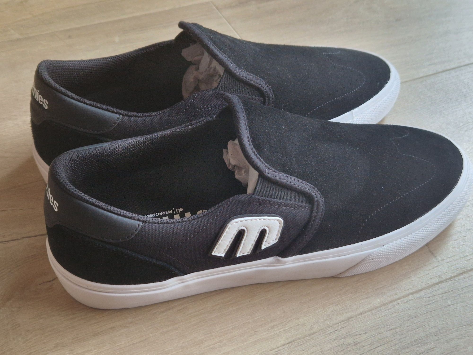 Nowe buty Etnies lo cut slip 44 28,5cm  balck/white