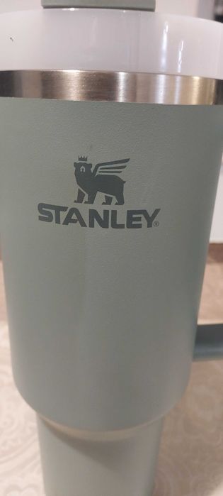 KUBEK STANLEY 1,2l z  słomką termiczny  zielony Promocja