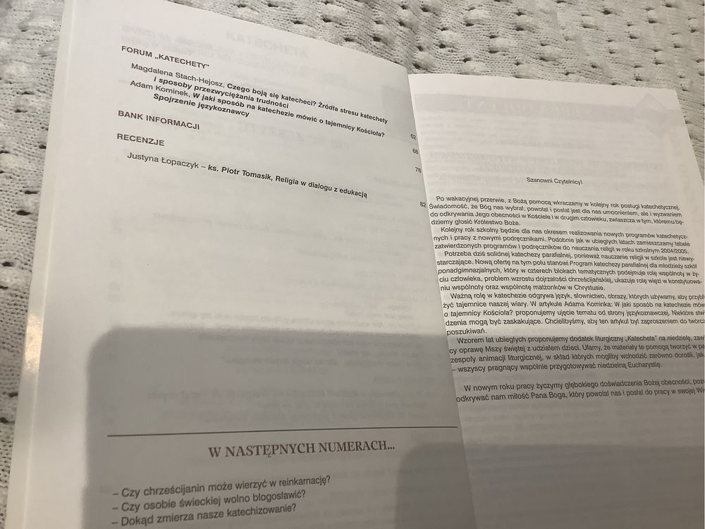 Katacheta miesiecznik grzech przeciw duchowi swietemu
