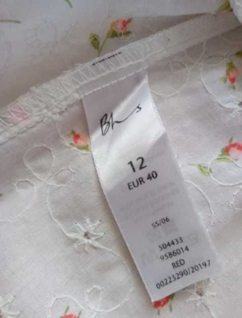 Bluzka w różyczki, rozmiar 40