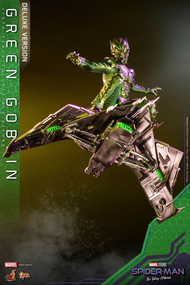 Фигурка 1/6 hot toys mms 631 SPIDER-MAN : NO WAY HOME – GREEN GOBLIN