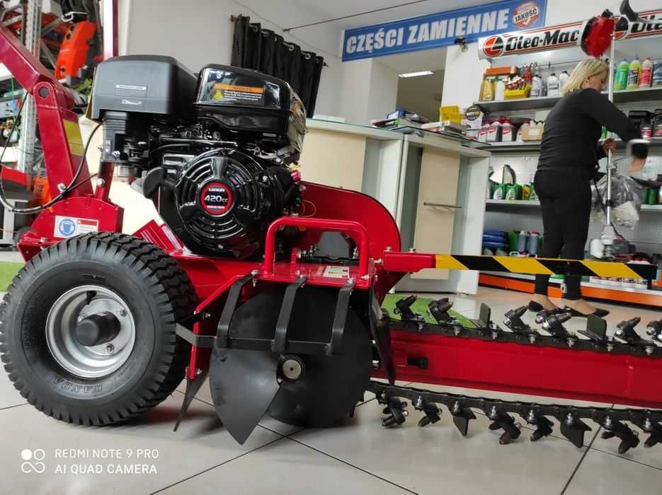 Duża Koparka Łańcuchowa DR-TR 15 420cm3 60cm WIDIA rozr. el
