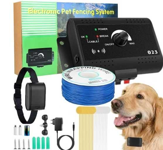 Elektryczny pastuch dla psa, kota, obroża, XXL 300m, kojec, bezpieczny