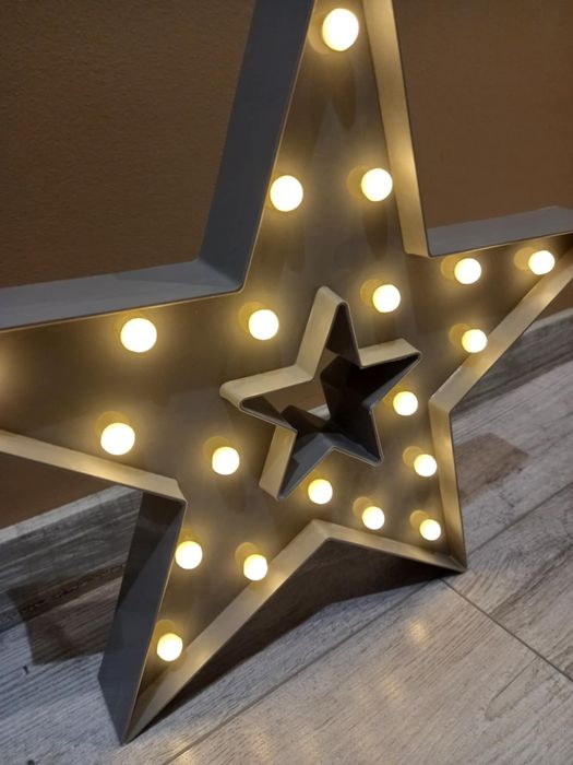 Lampka gwiazda 38,5 cm