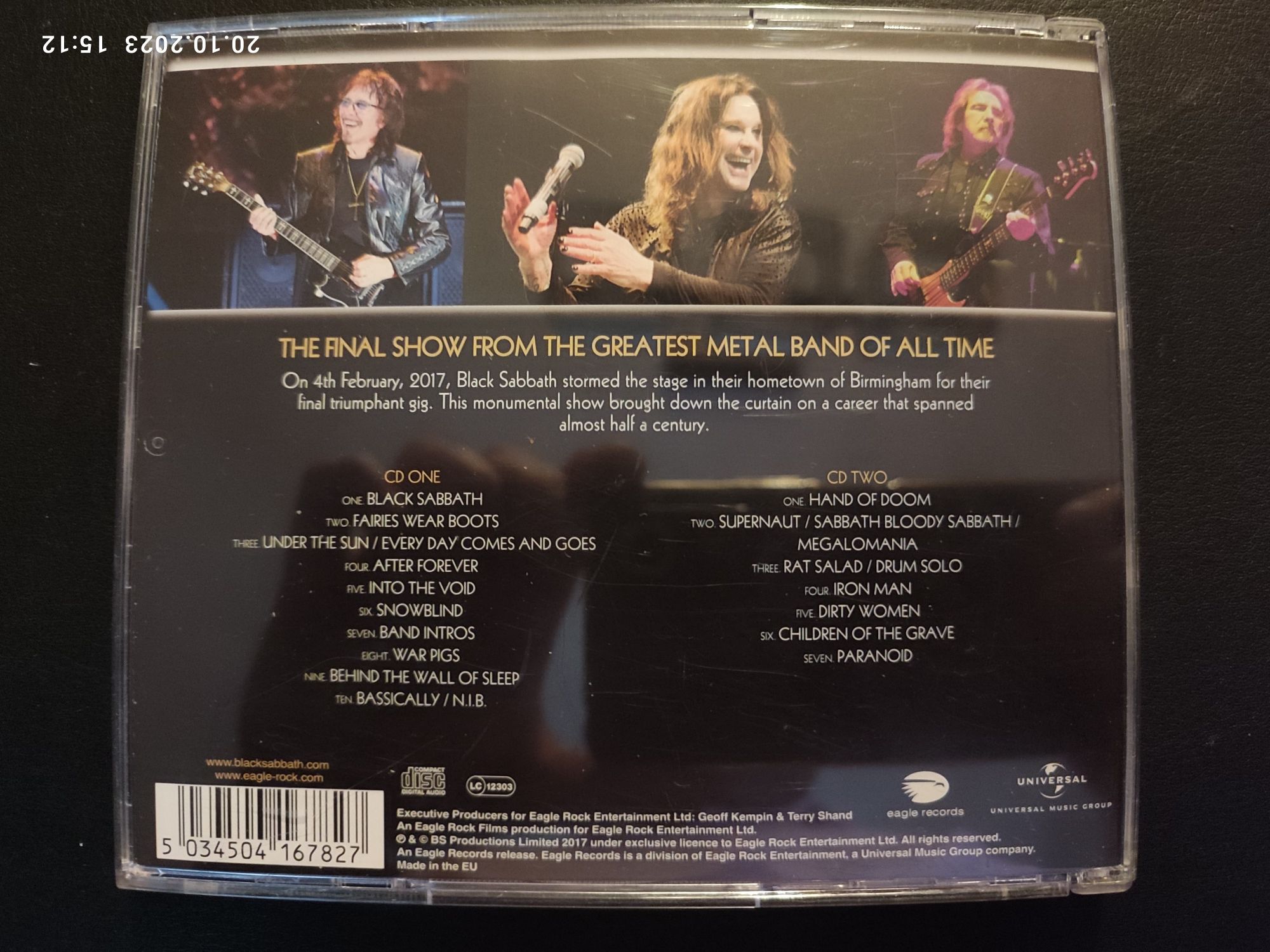 Black Sabbath - The End Birmingham (2xCD)