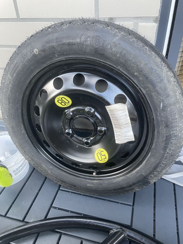 Kolo dojazdowe continental, r16, rozstaw śrub 5x120