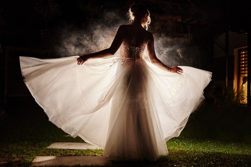 Suknia ślubna kolor biały