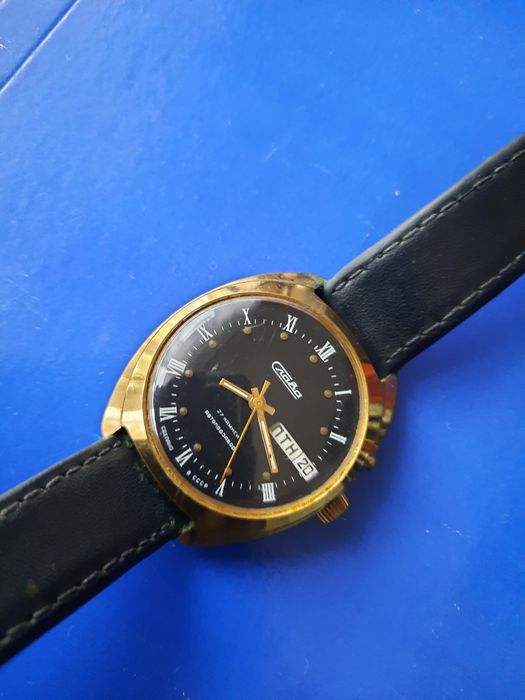 SLAVA murzynek  złocona 27 jewels kalendarz JEWELS
