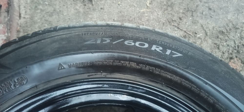 Колеса на Opel и Chevrolet летняя Michelin 215/60/r17  5*115