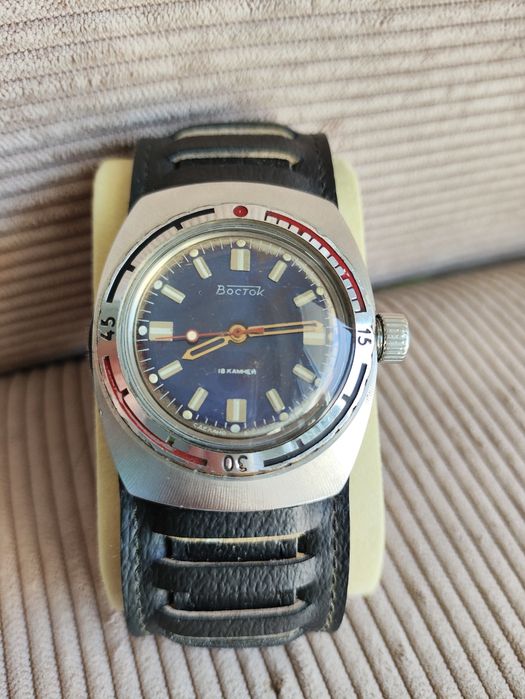 Zegarek Wostok Amfibia „Beczka” CCCP – Vintage, Mechaniczny