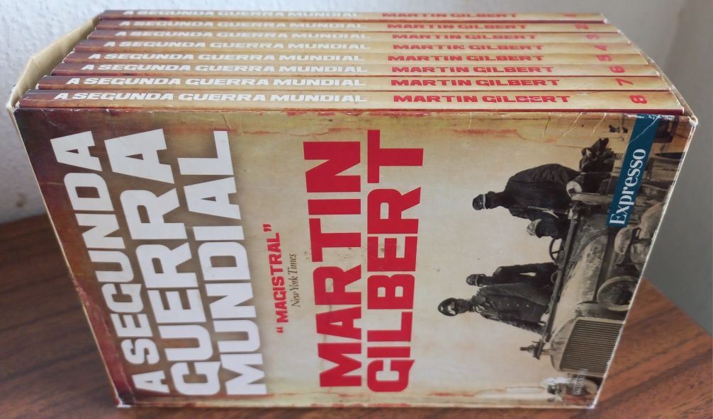 A SEGUNDA GUERRA MUNDIAL - Martin Gilbert - 1989 - 8 volumes