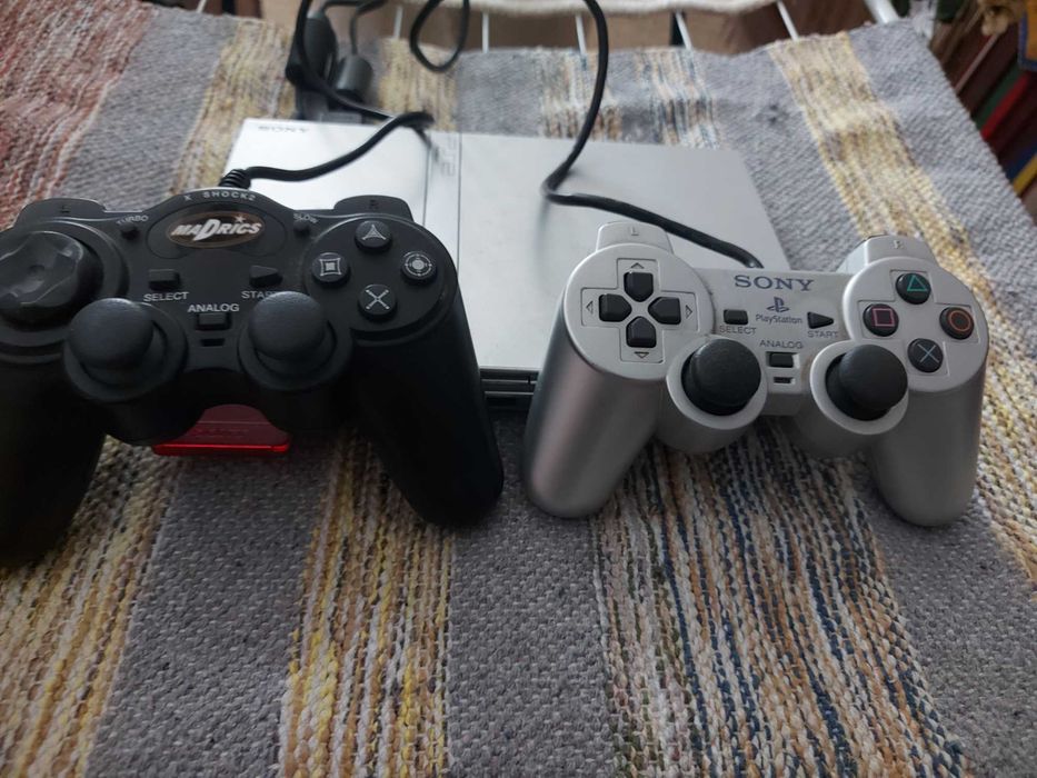 Play Station 2 Slim Cinza