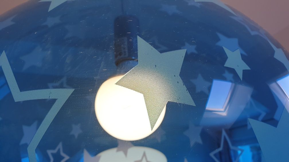 Lampa Kartell Kids FL/Y BLUE STARS pokój dziecięcy