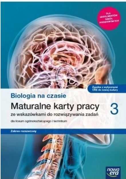 Karty pracy Biologia na czasie 3 ZR Nowa Era