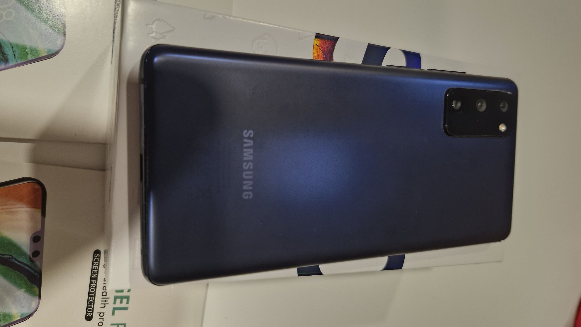 SAMSUNG Galaxy s20 FE 128GB Cloud Navy+hydrogelowe szybki ochronne