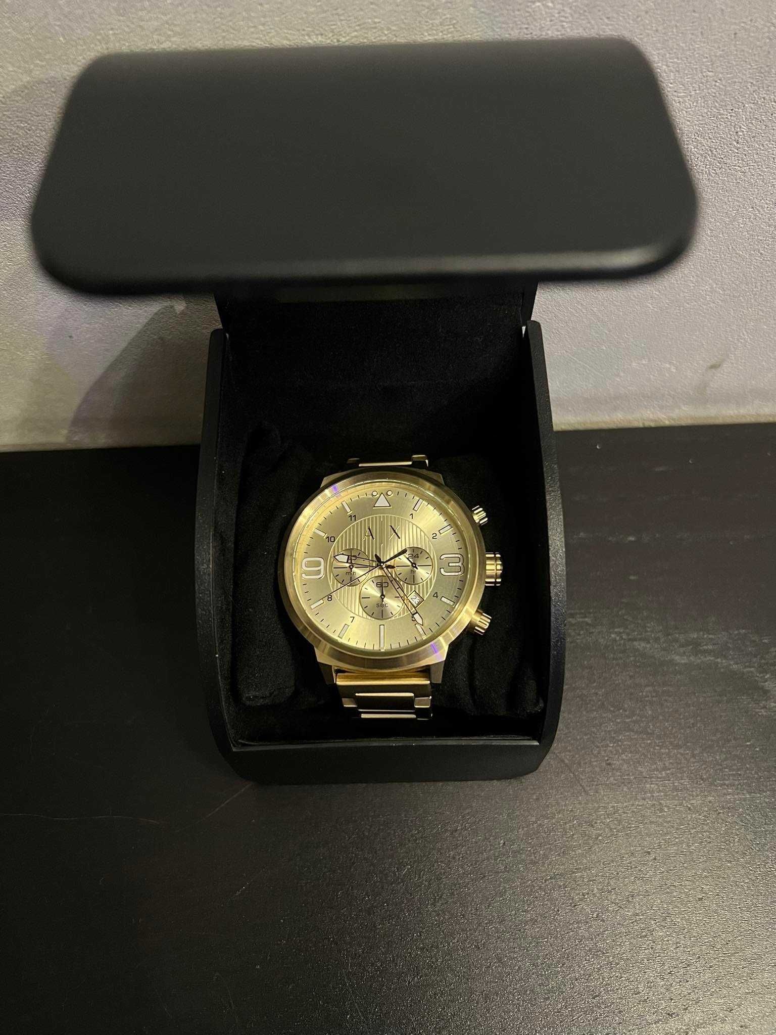 Zegarek męski złoty Armani Exchange