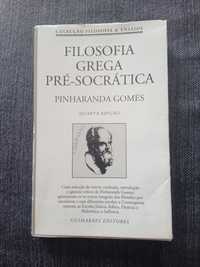 Filosofia Grega Pré-Socrática - Pinharanda Gomes