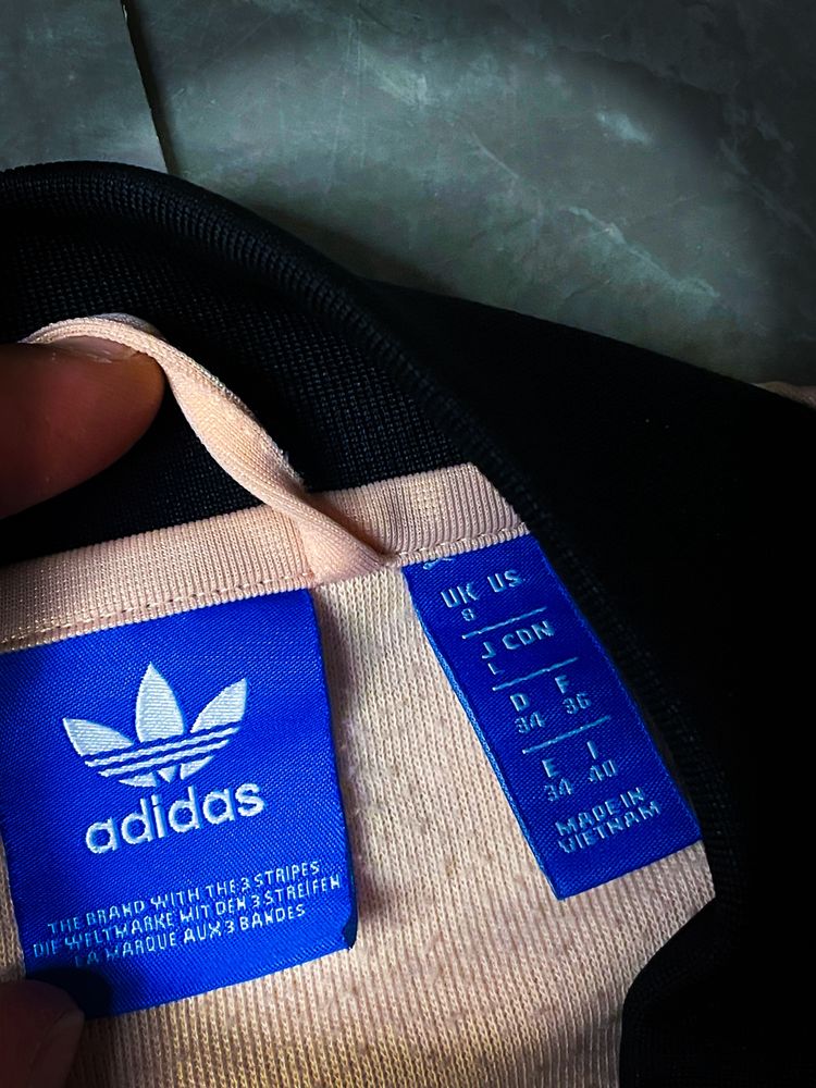 Super Tanio! Różowa Damska Bluza «Adidas» Vintage Damskie / L
